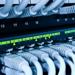 high density network switch frontend with cables;© Mihai Simonia - Fotolia.com